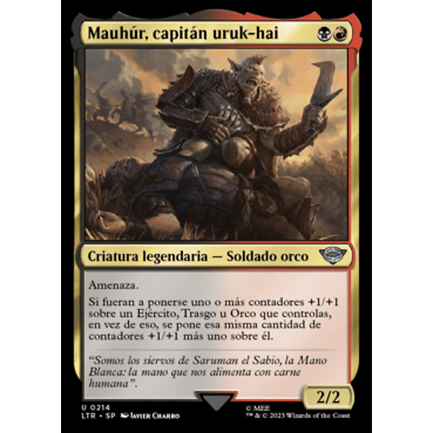 Mauhúr, capitán uruk-hai / NM