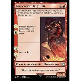 Invocación: G. F. Ifrit / NM