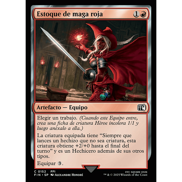 Estoque de maga roja / NM