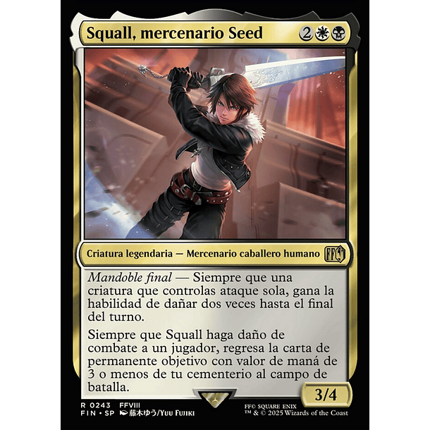 Squall, mercenario Seed / NM