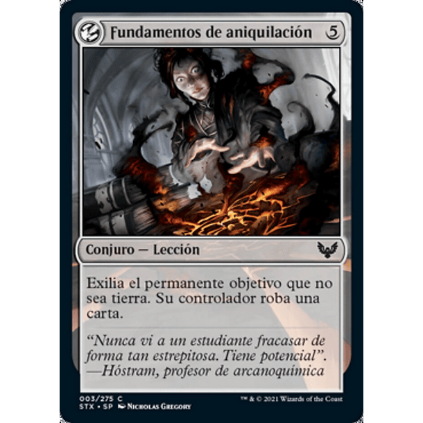 Fundamentos de aniquilación / NM