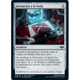 Invitación a la boda / NM