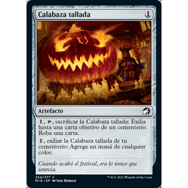 Calabaza tallada / NM