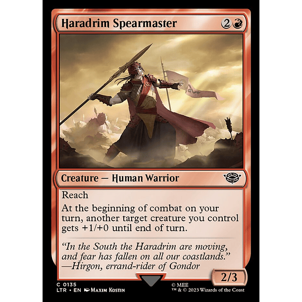 Haradrim Spearmaster FOIL / NM