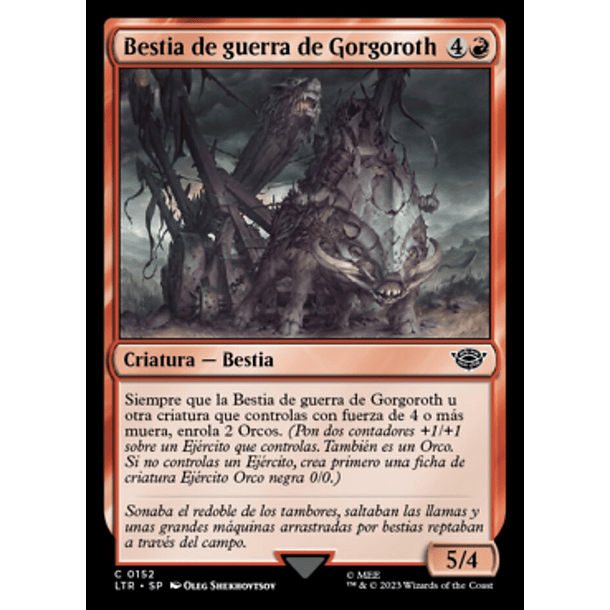 Bestia de guerra de Gorgoroth / NM