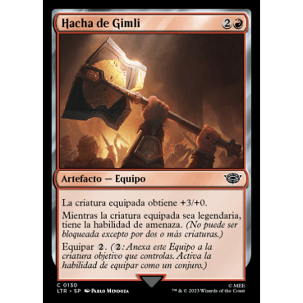 Hacha de Gimli / NM