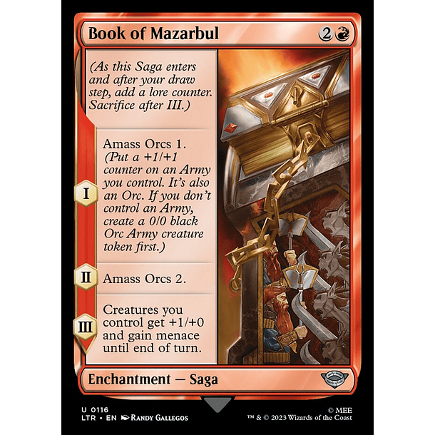 Book of Mazarbul FOIL / EX