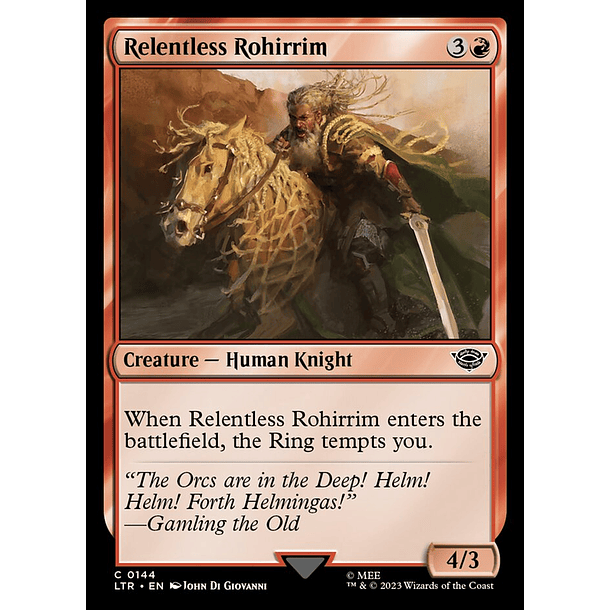 Relentless Rohirrim / NM