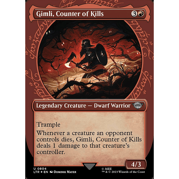 Gimli, Counter of Kills / NM