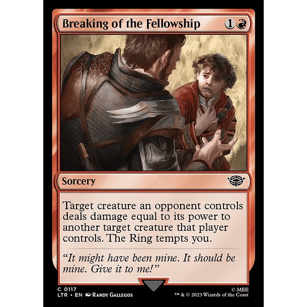 Breaking of the Fellowship FOIL / EX