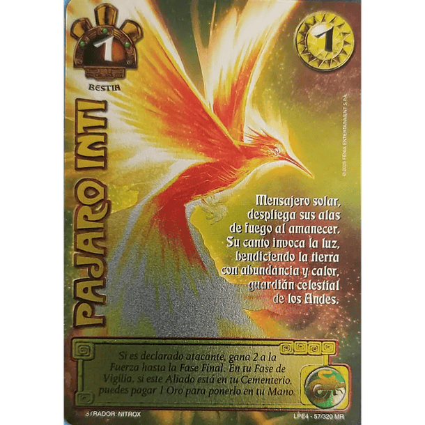 Pájaro Inti LPE4 57/320