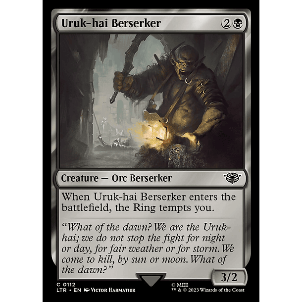 Uruk-hai Berserker FOIL / EX