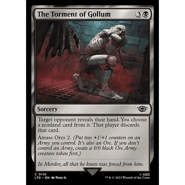 The Torment of Gollum FOIL / EX