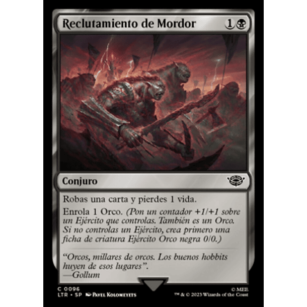 Reclutamiento de Mordor / NM