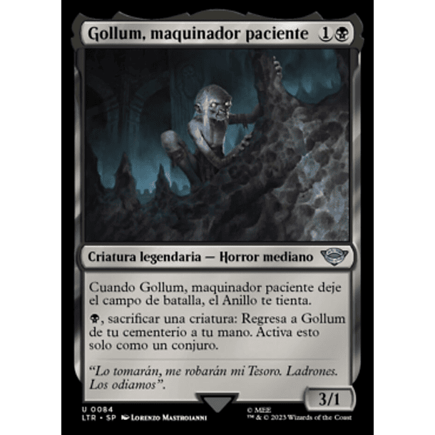 Gollum, maquinador paciente / NM