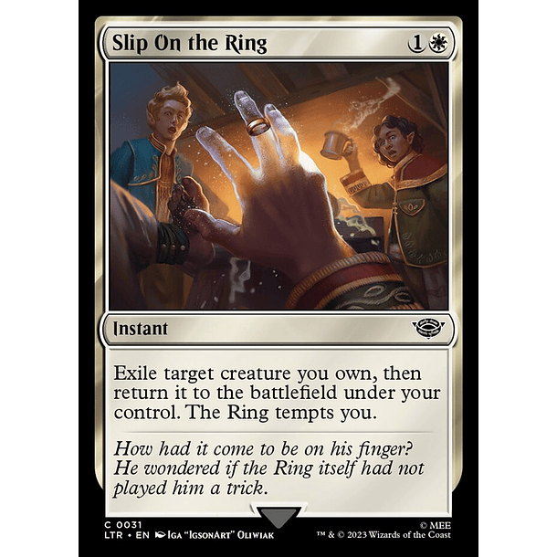 Slip On the Ring / EX