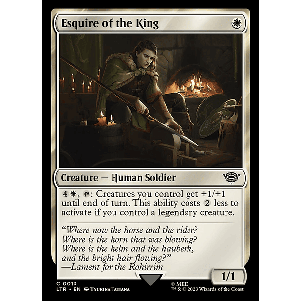 Esquire of the King / NM