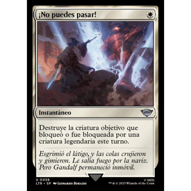 ¡No puedes pasar! / NM