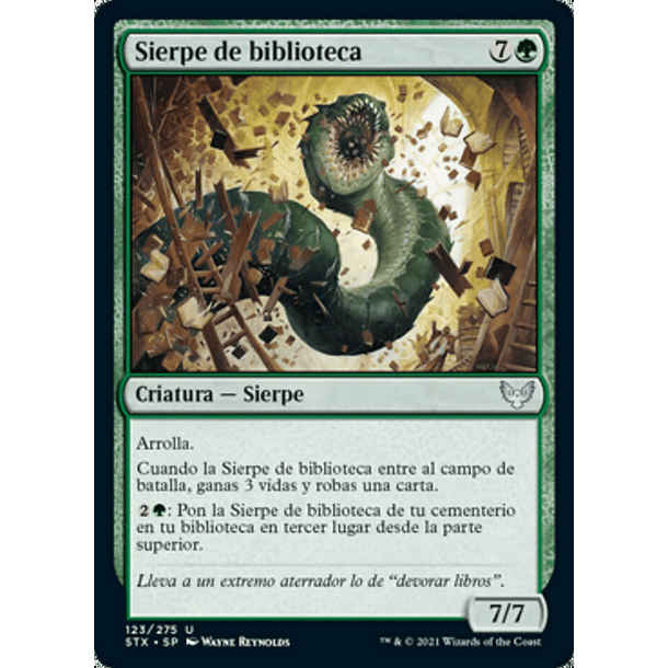 Sierpe de biblioteca / NM