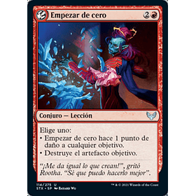 Empezar de cero / NM