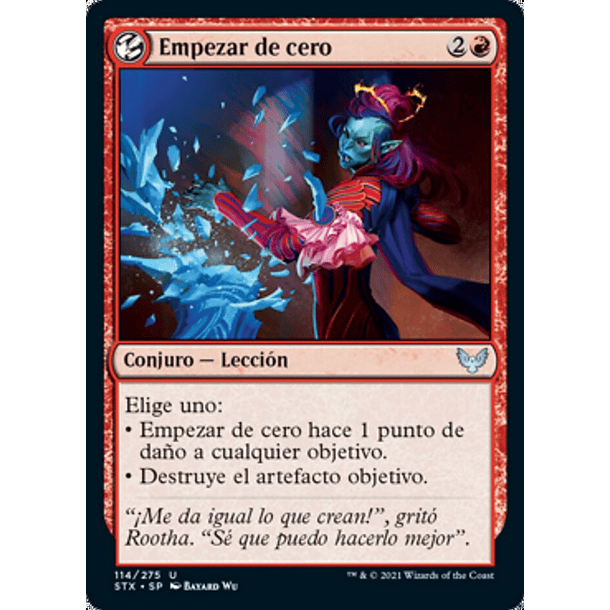 Empezar de cero / NM