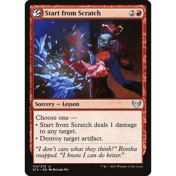 Start from Scratch FOIL / NM