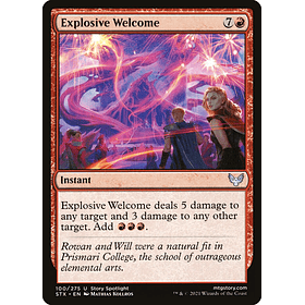 Explosive Welcome FOIL / NM