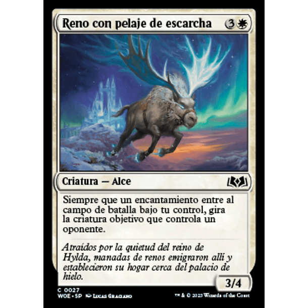 Reno con pelaje de escarcha / NM