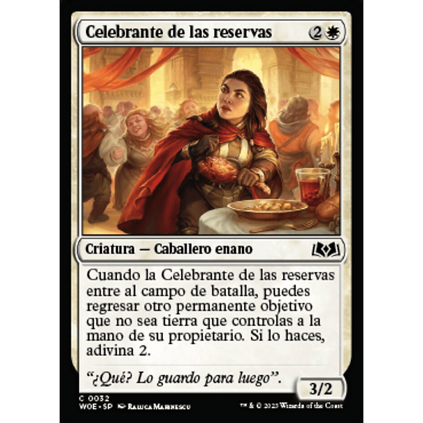 Celebrante de las reservas / NM