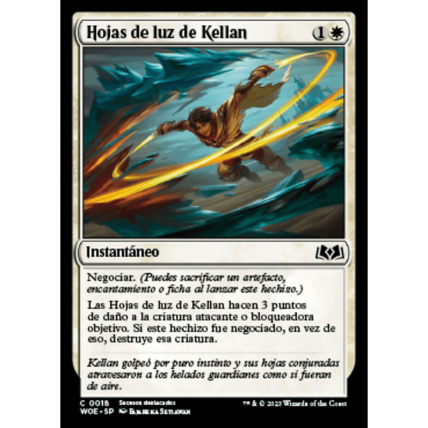 Hojas de luz de Kellan / NM