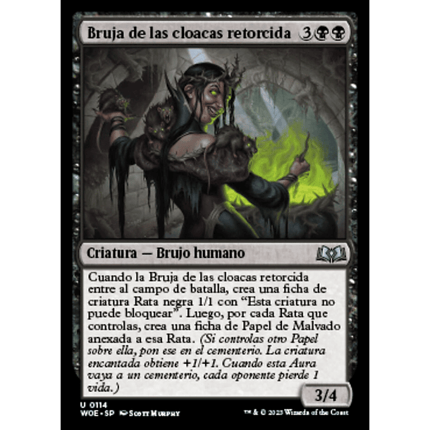 Bruja de las cloacas retorcida FOIL / NM