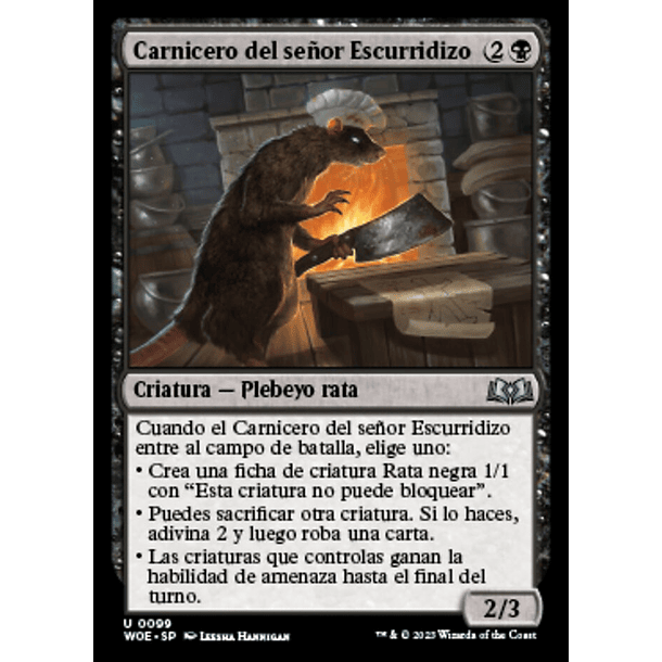 Carnicero del señor Escurridizo / NM