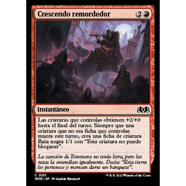 Crescendo remordedor FOIL / NM