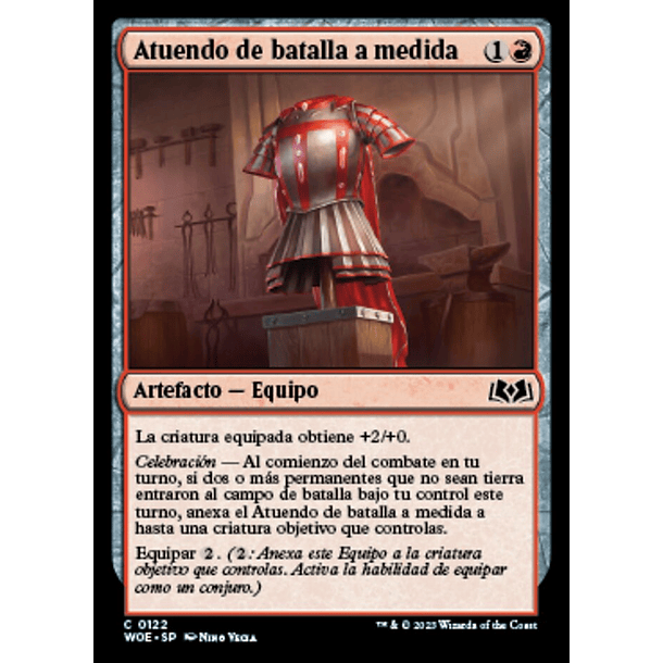 Atuendo de batalla a medida / NM