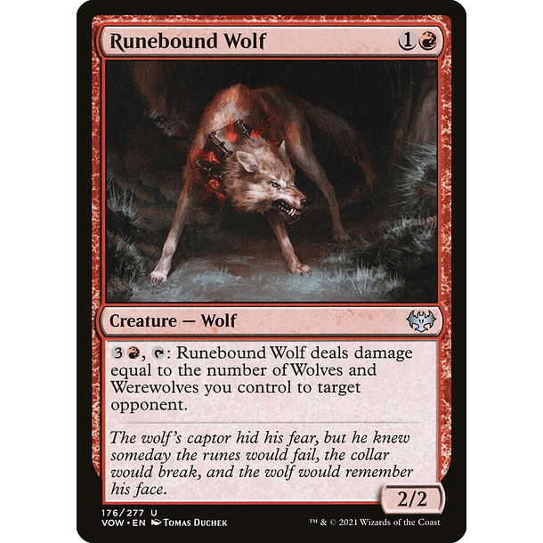 Runebound Wolf FOIL / NM