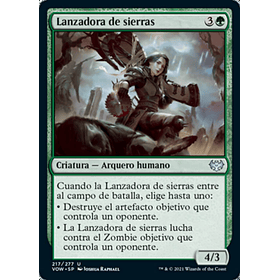 Lanzadora de sierras / NM