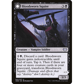 Bloodsworn Squire FOIL / NM