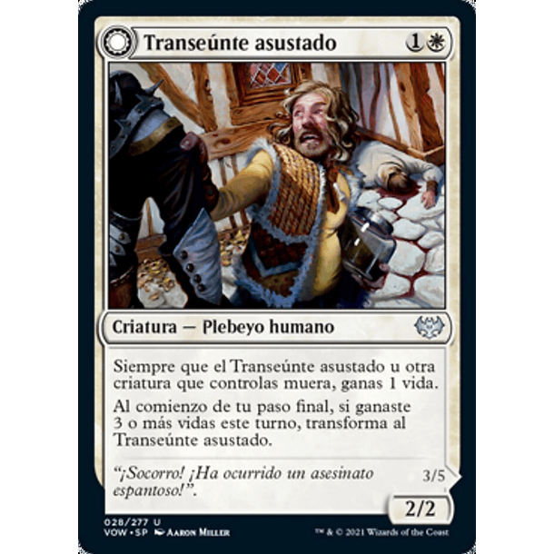 Transeúnte asustado / NM