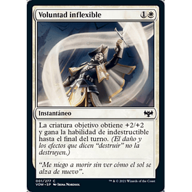 Voluntad inflexible / NM