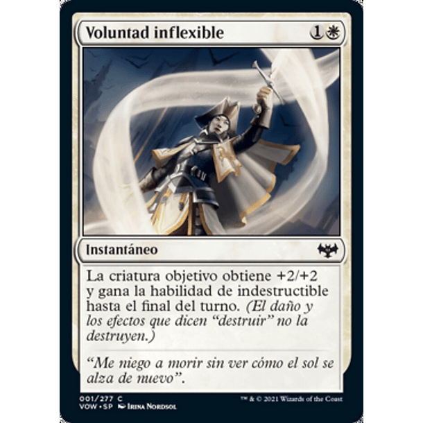 Voluntad inflexible / NM