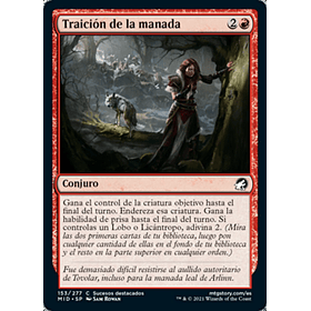 Traición de la manada FOIL / NM