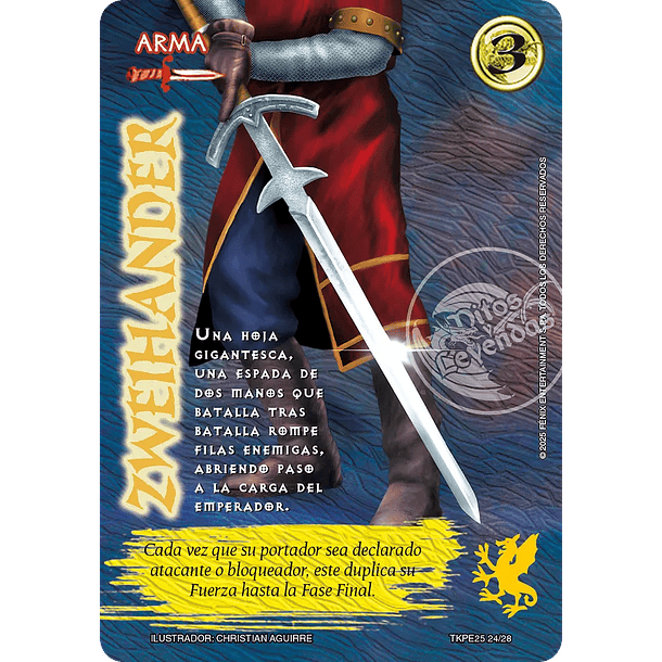 Zweihander TKPE25 24/28