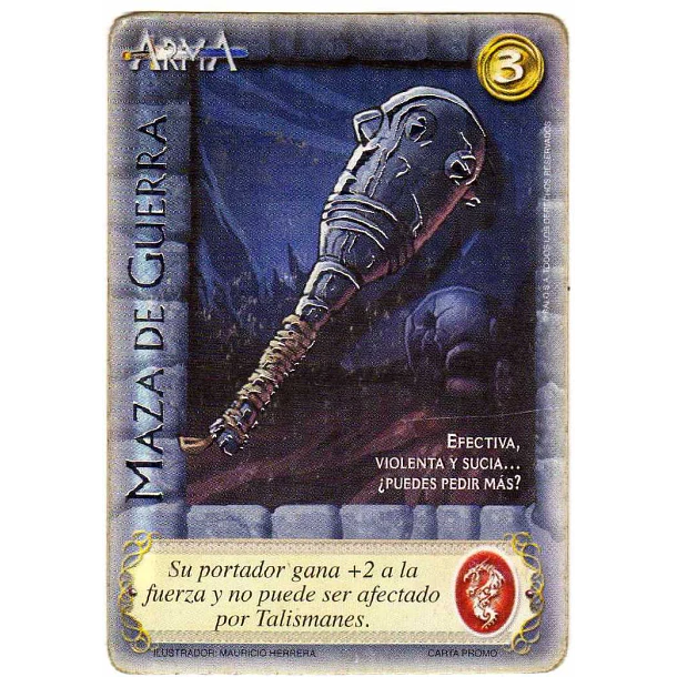 Maza de Guerra CARTA PROMO