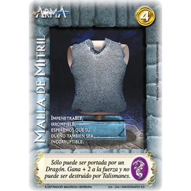 Malla de Mitril ANIVERSARIO ES 124/334