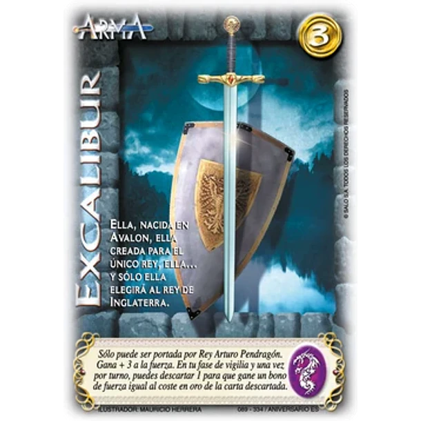 Excalibur ANIVERSARIO ES 089/334 
