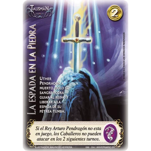 La espada en la Piedra ANIVERSARIO ES 098/334