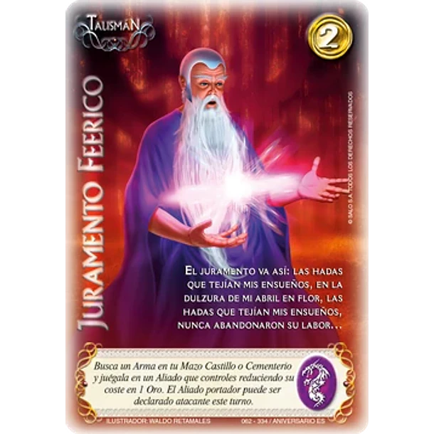 Juramento Feerico ANIVERSARIO ES 062/334