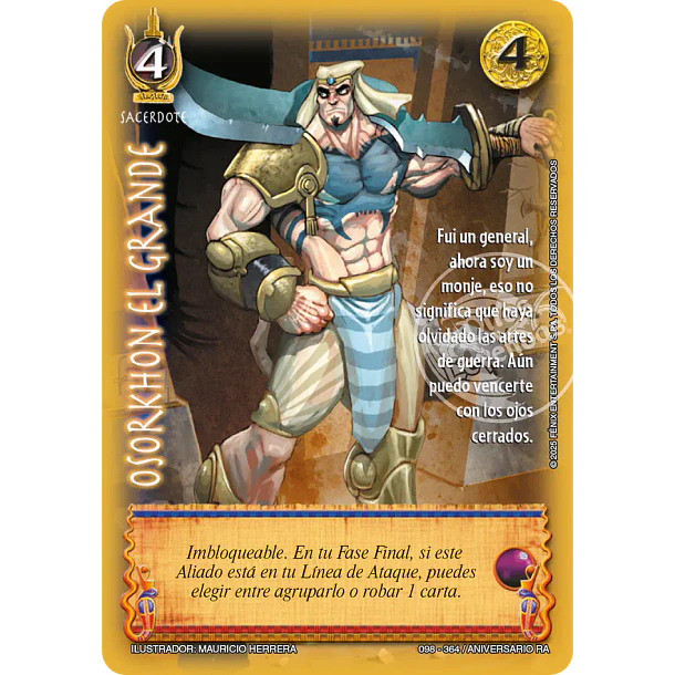 Osorkhon el grande ANIVERSARIO RA 098/364 