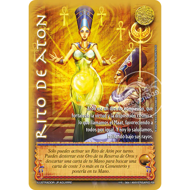 Rito de Aton ANIVERSARIO RA 115/364