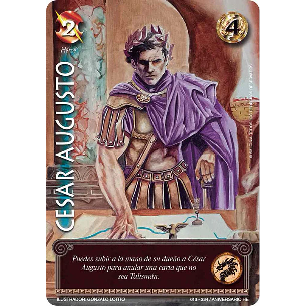 César Augusto ANIVERSARIO HE 013/334